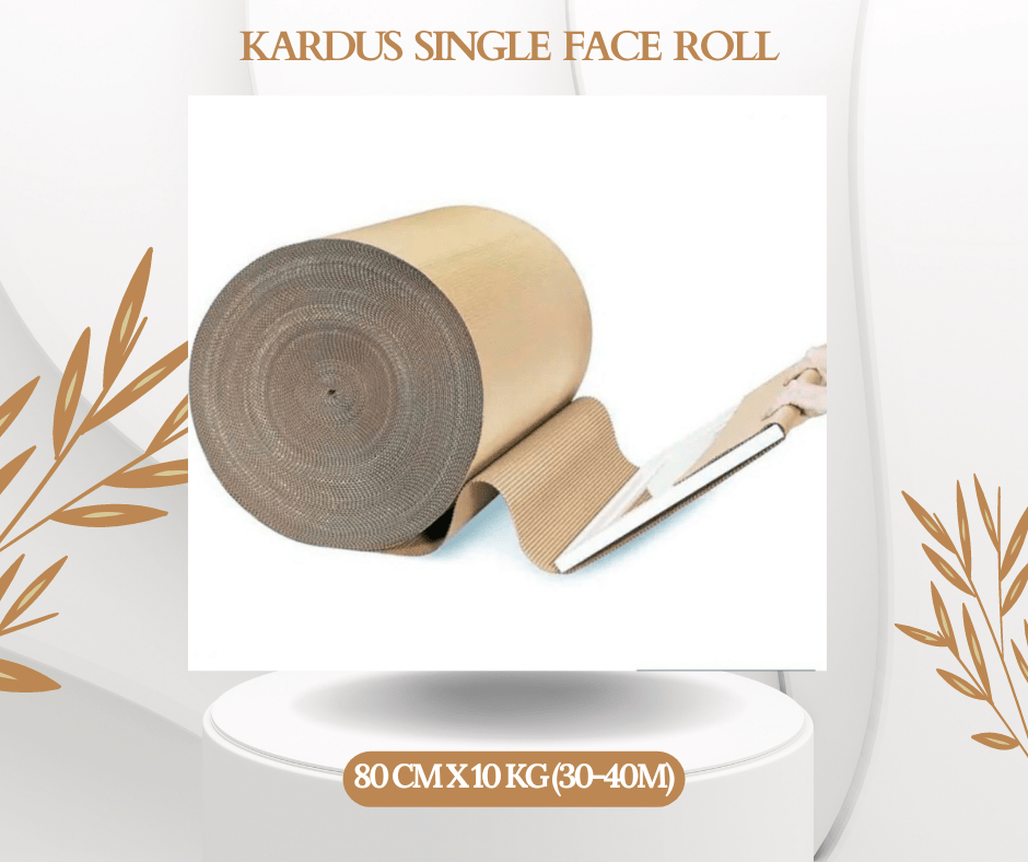 Kardus Single Face ukuran 80cm x 10kg (30-40m) di Pekanbaru